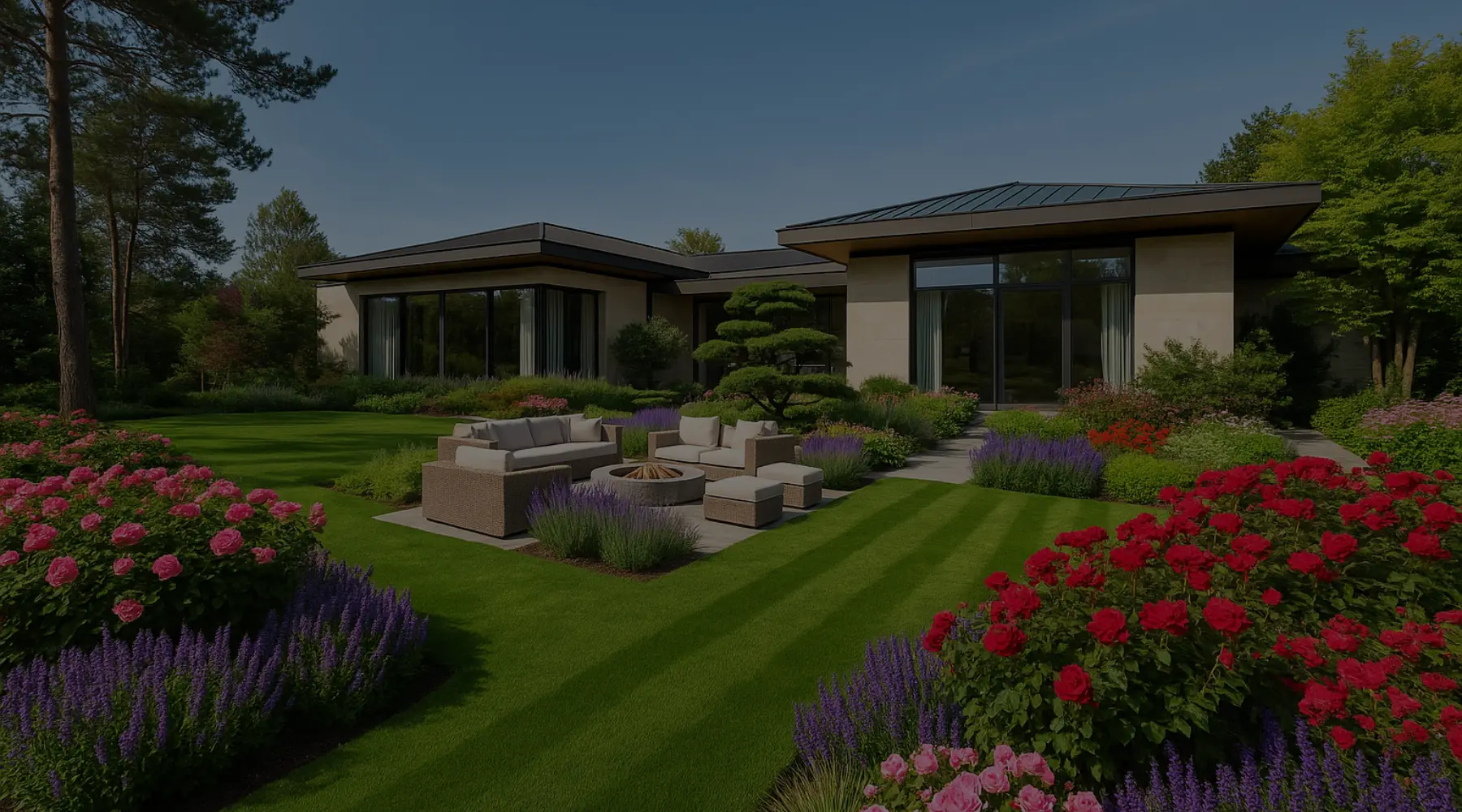 Ландшафтный дизайн под ключ в Новомосковске и Тульской области